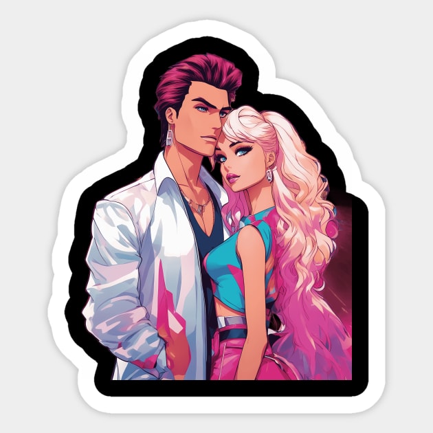 80s Outfits Sticker by animegirlnft